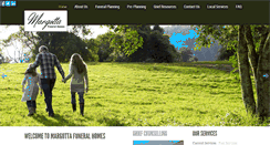 Desktop Screenshot of margottafuneralhomes.com
